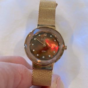 Skagen copper/gold ladies watch
